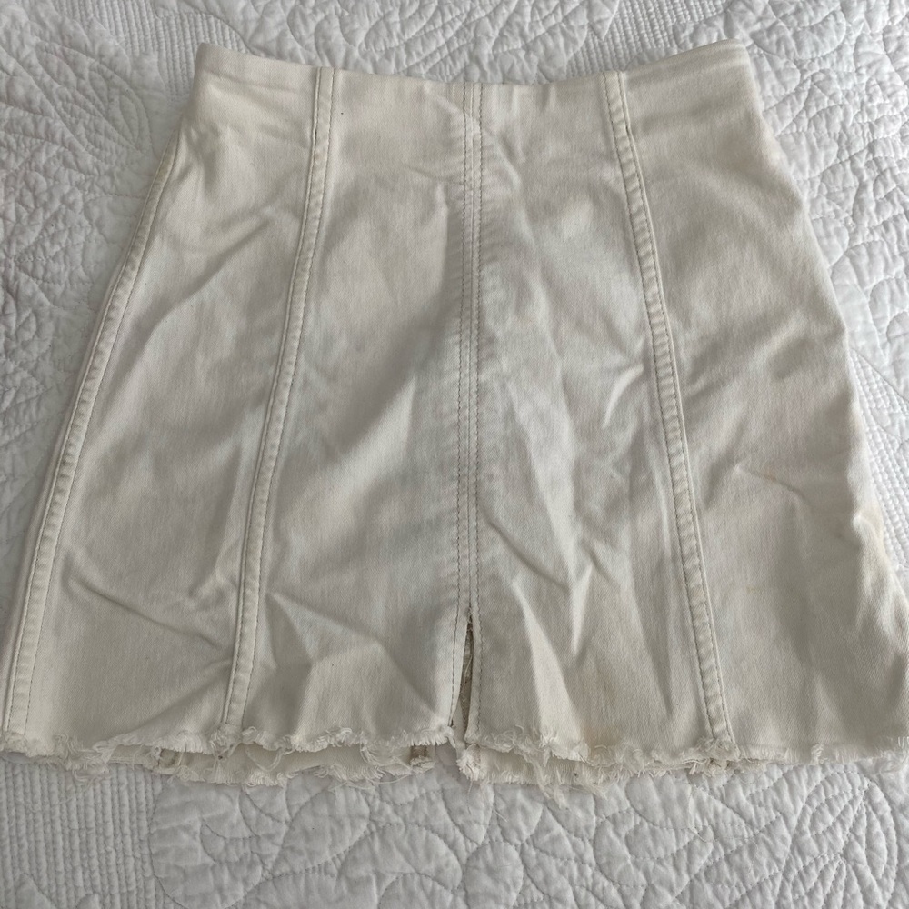 Free People White Skirt